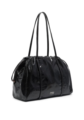 Bimba y Lola gathered shoulder bag - Black