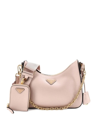 Prada Pre-Owned Re-Edition 2005 Shoulder Bag Saffiano Leather Small crossbody bag - Neutrals