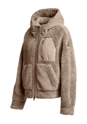 Parajumpers fleece-texture hooded jacket - Neutrals