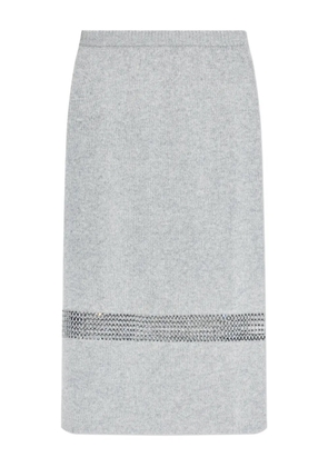 Fabiana Filippi sequins-embellished pencil midi skirt - Grey