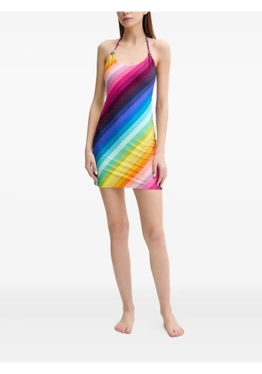 Kurt Geiger London rainbow mini dress - Yellow