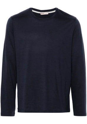Herno long-sleeve wool T-shirt - Blue