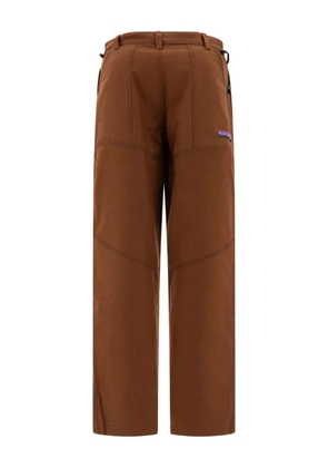 Rayon Vert panelled cotton trousers - Brown