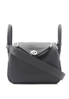 Hermès Pre-Owned 2025 mini Lindy leather handbag - Blue