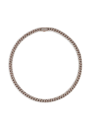 Jewels Aficionado diamond cuban link necklace - Pink