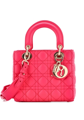 Christian Dior Pre-Owned My ABCDior Lady Dior Bag Cannage Quilt Lambskin crossbody bag - Pink