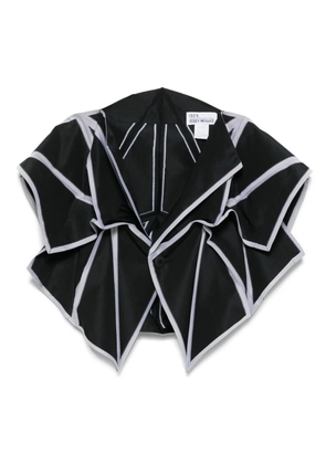 Issey Miyake No.5-jacquard jacket - Black