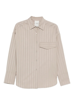 RAME striped-pattern pocket shirt - Neutrals