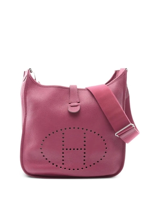 Hermès Pre-Owned 2011 GM Evelyn 3 cut-out leather shoulder bag - Pink