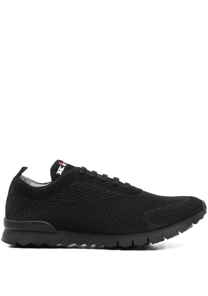 Kiton knitted lace-up sneakers - Black