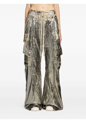 Rick Owens DRKSHDW double-cargo trousers - Silver