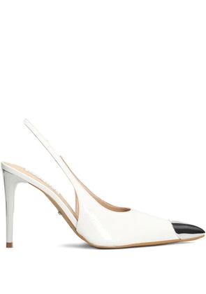 Werner toe-cap stiletto pumps - White