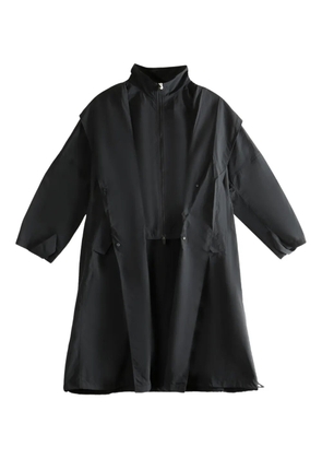 ATELIER NEW YORK zip hooded parka - Black