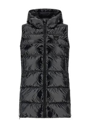 PINKO quilted hooded gilet - Black