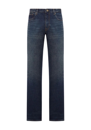 Incotex button-fastening cotton jeans - Blue