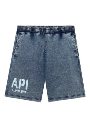 Alpha Industries denim shorts - Blue