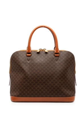 Celine Pre-Owned 1997 Macadam Coated Canvas handbag - Brown