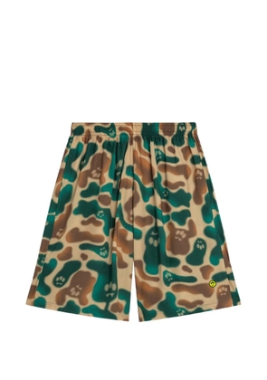 BARROW camouflage drawstring shorts - Neutrals