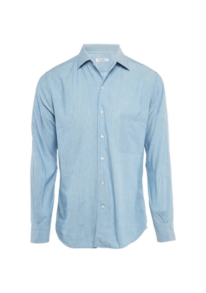 Loro Piana Pre-Owned chambray cotton shirt - Blue