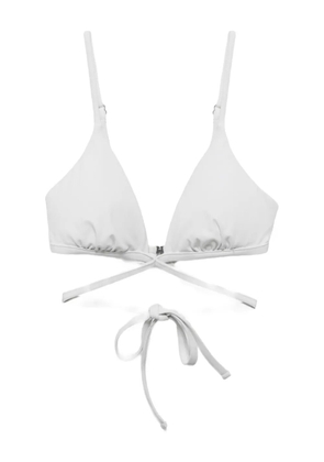 Simkhai Harlen criss-cross bikini top - White