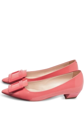 Roger Vivier Vintage Gommettine pointed-toe pumps - Pink