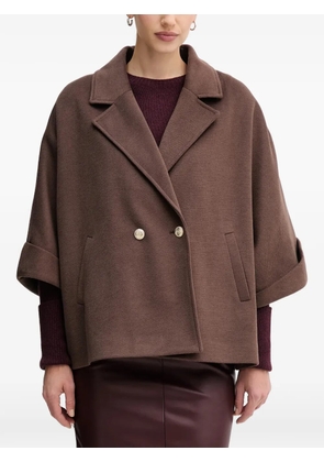 Gaudi double-breasted coat - Brown