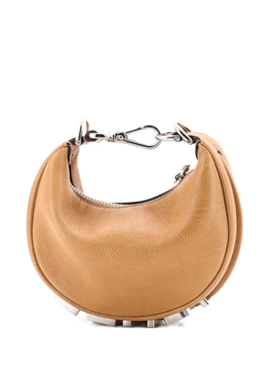 Fendi Pre-Owned Fendigraphy Bag Leather Nano hobo bag - Brown