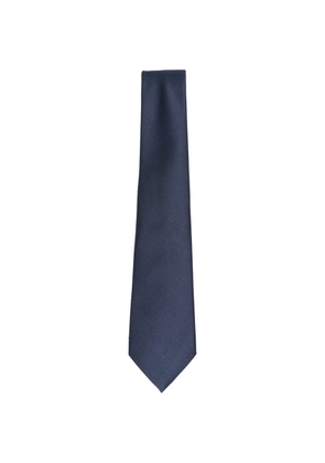 Giorgio Armani textured tie - Blue