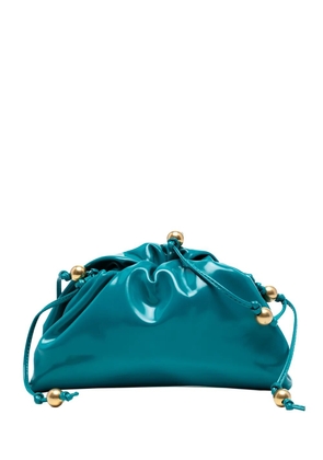 Bottega Veneta Pre-Owned 2012-2025 Patent Beaded Strap The Mini Pouch crossbody bag - Blue