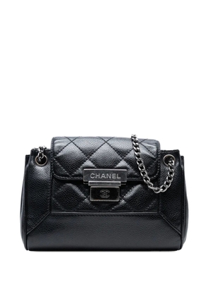 CHANEL Pre-Owned 2003-2004 Mini Quilted Caviar Accordion Flap shoulder bag - Black