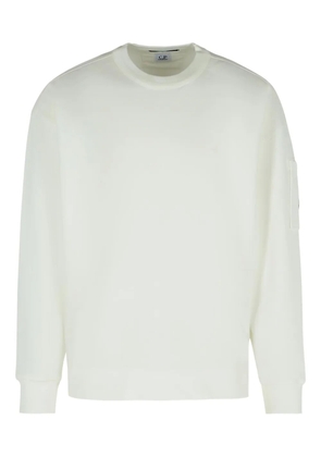 C.P. Company lens-detail crew-neck sweatshirt - White