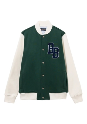 Brooks Brothers logo-patch side-pockets jacket - Green