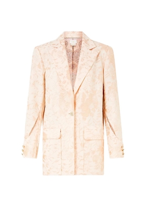 Camilla floral blazer - Neutrals