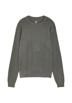 Rick Owens ribbed crew neck sweater - Grey