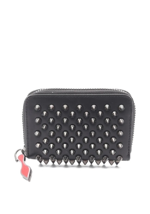 Christian Louboutin Pre-Owned 2010s Panettone spike-studded coin purse - Black