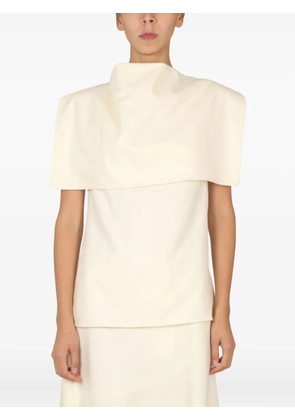 Jil Sander funnel-neck top - Neutrals