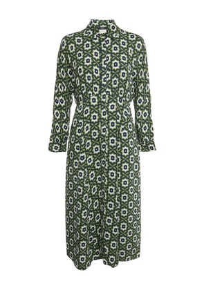 Weekend Max Mara printed collar dress - Blue