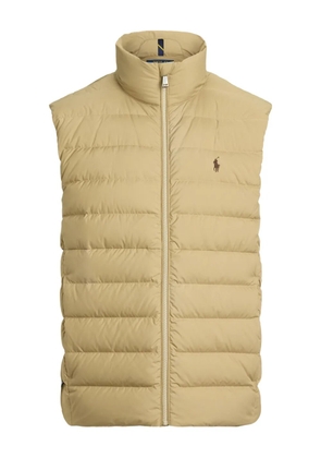 Polo Ralph Lauren embroidered-logo quilted gilet - Neutrals
