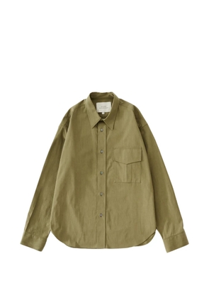 Studio Nicholson Solst hest-pocket shirt - Green