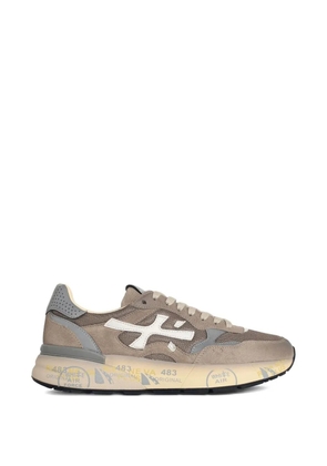 Premiata Mick suede logo sneakers - Neutrals