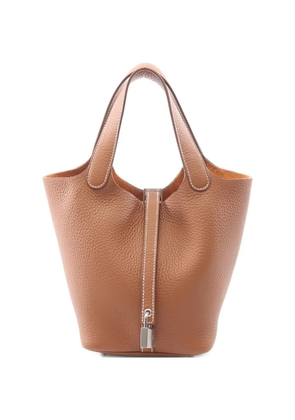 Hermès Pre-Owned 2023 PM Picotin Lock leather handbag - Brown