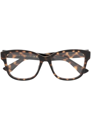 Gucci Eyewear tortoiseshell GG glasses - Brown