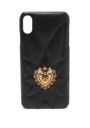 Dolce & Gabbana Pre-Owned Devotion iPhone XS phone case - Black