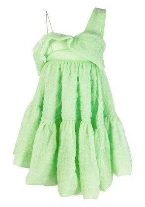 Cecilie Bahnsen Soon draped asymmetric dress - Green