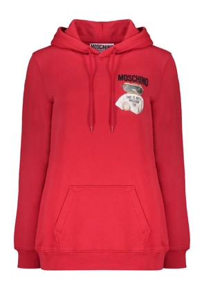 Moschino cotton hoodie - Red