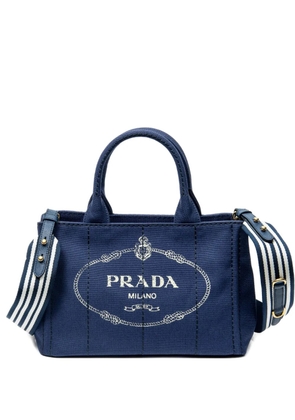 Prada Pre-Owned small Canapa tote bag - Blue