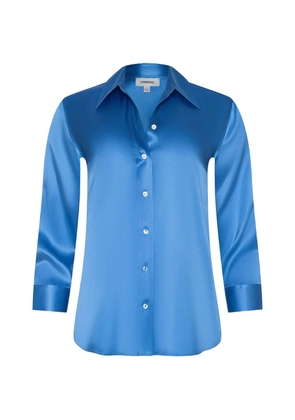 L'Agence Dani long-sleeve blouse - Blue