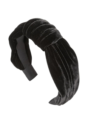 Jennifer Behr Helene knotted headband - Black
