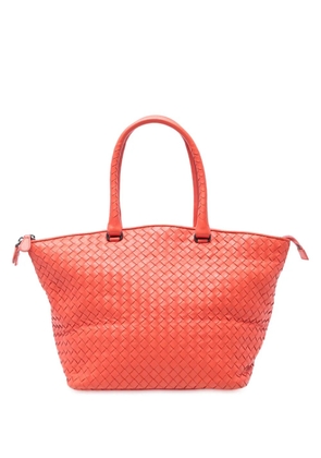 Bottega Veneta Pre-Owned 2010 Nappa Intrecciato Zip tote bag - Red