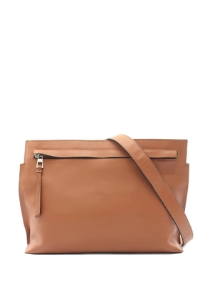 Loewe Pre-Owned 2010s Anagram leather shoulder bag - Brown